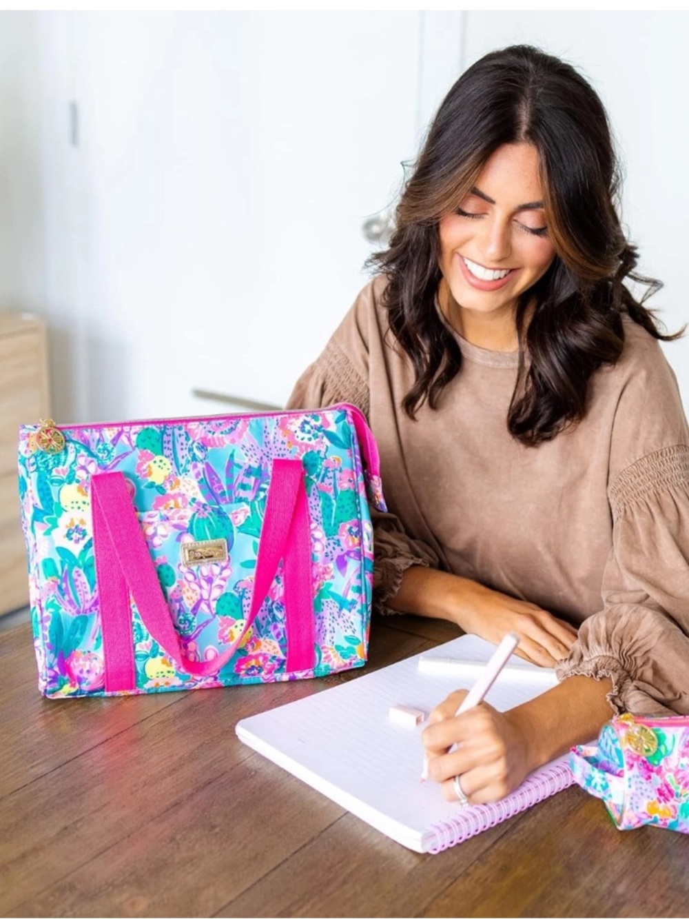 Lilly Pulitzer Cute Insulated Lunch Bag In Me And My Zesty - Picture 2 of 14